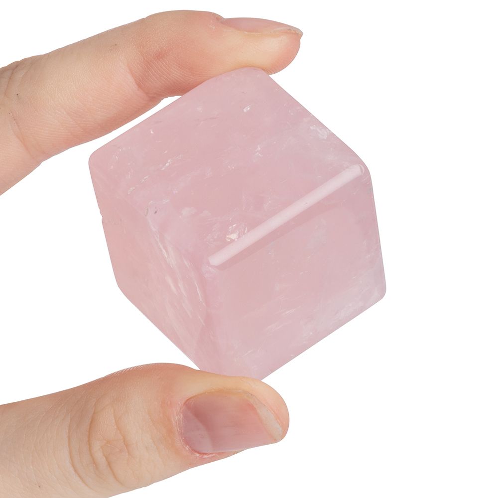 Rose Quartz Cube 30mm