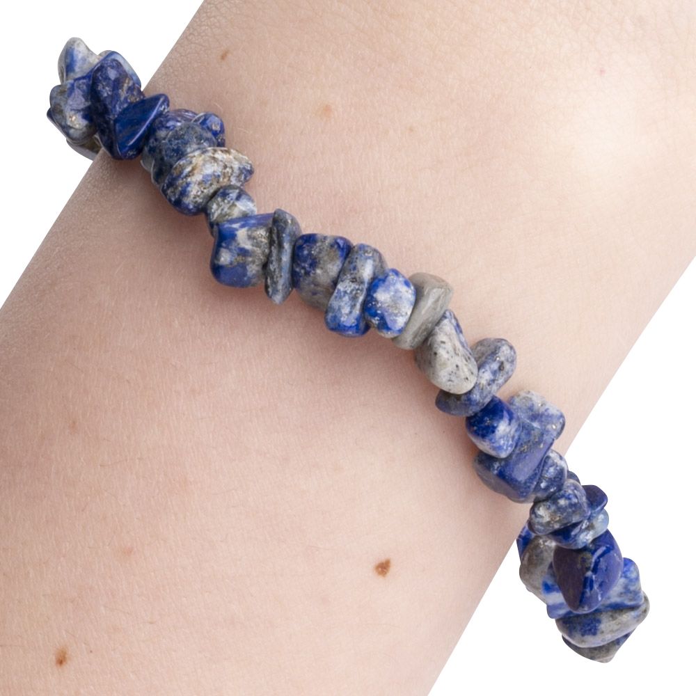 Lapis Chip Bracelet