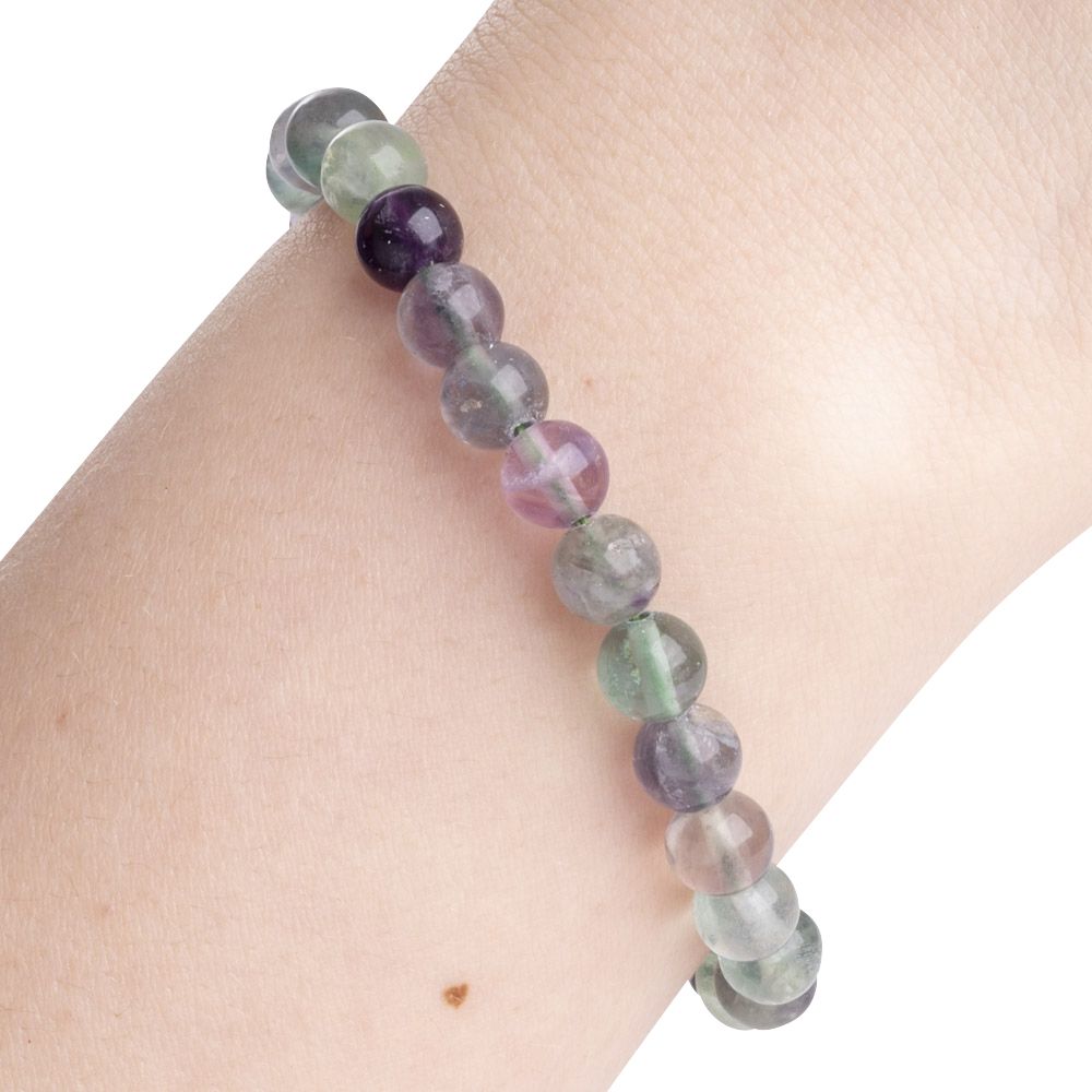 Fluorite Bead Bracelet