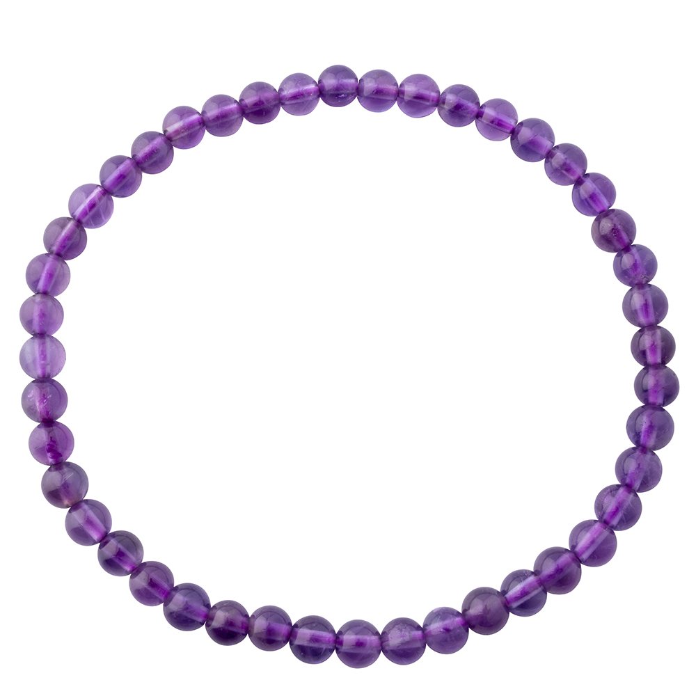 Amethyst Bead Bracelet