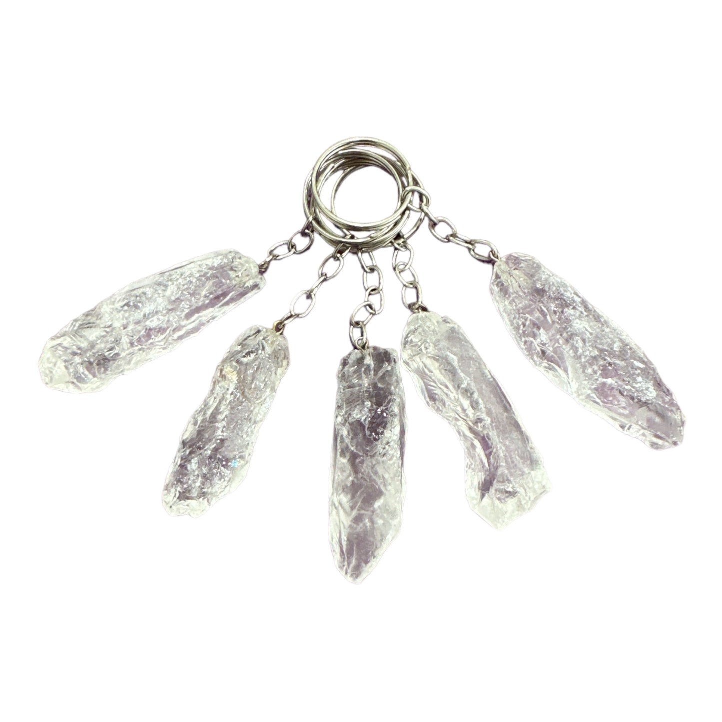 Clear Quartz Keyring