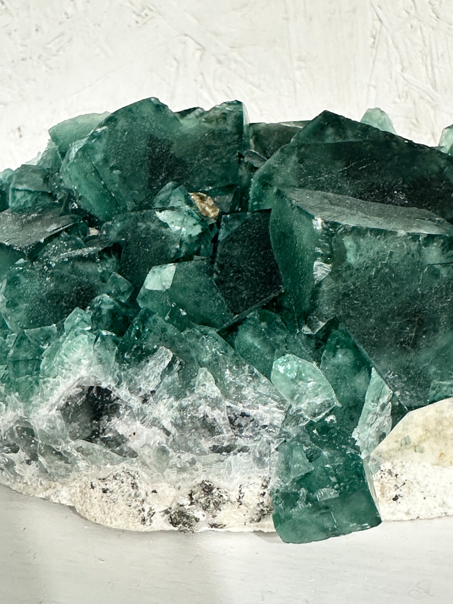 Green Fluorite Crystal