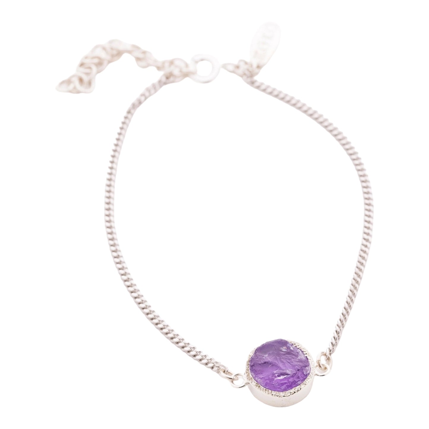 Sterling Silver Amethyst Bracelet