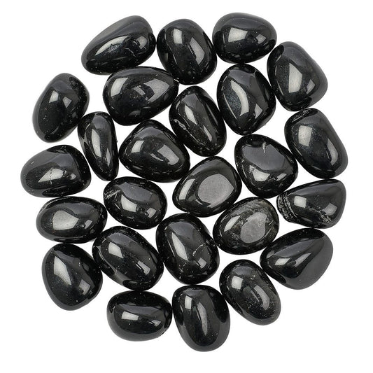 Black Obsidian Tumblestone (x19)