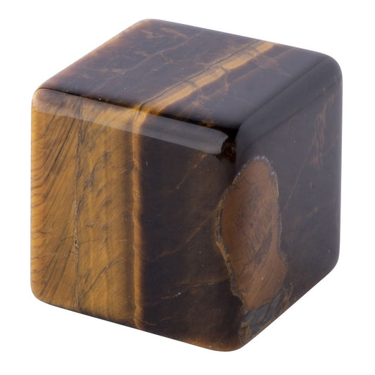 Tiger Eye Cube 20mm