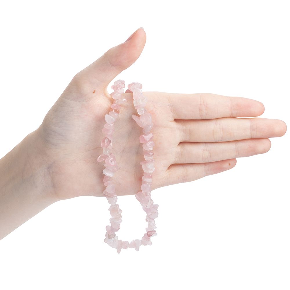 Rose Quartz Chip Necklace