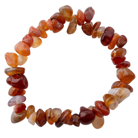 Carnelian Chip Bracelet