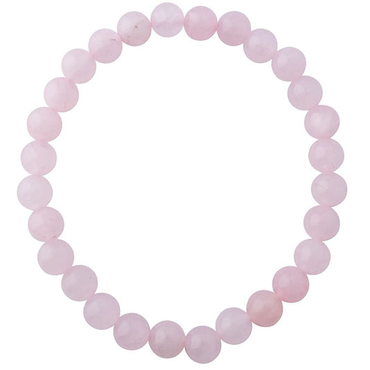 Rose Quartz Bead Bracelet