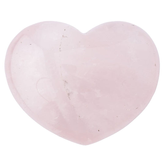 Rose Quartz Heart 60-70mm