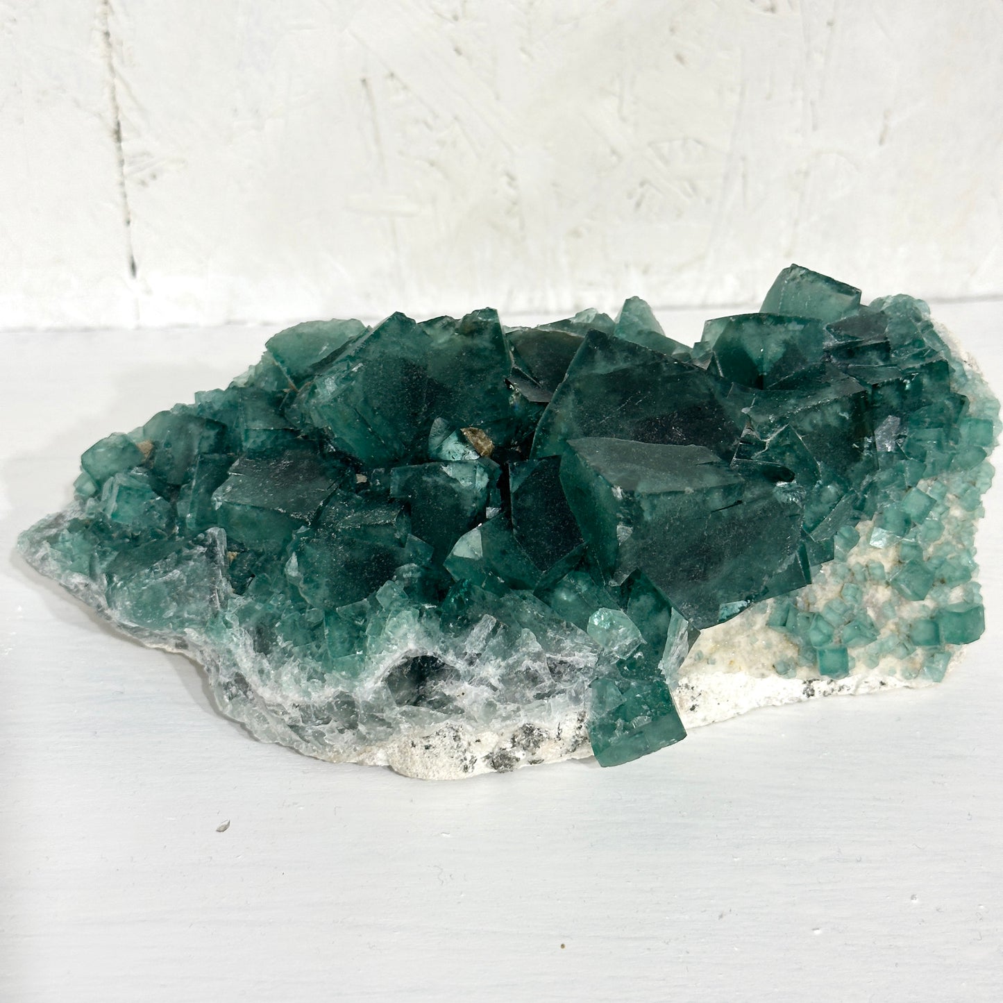 Green Fluorite Crystal