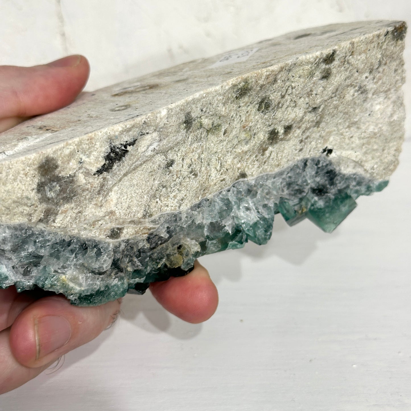 Green Fluorite Crystal