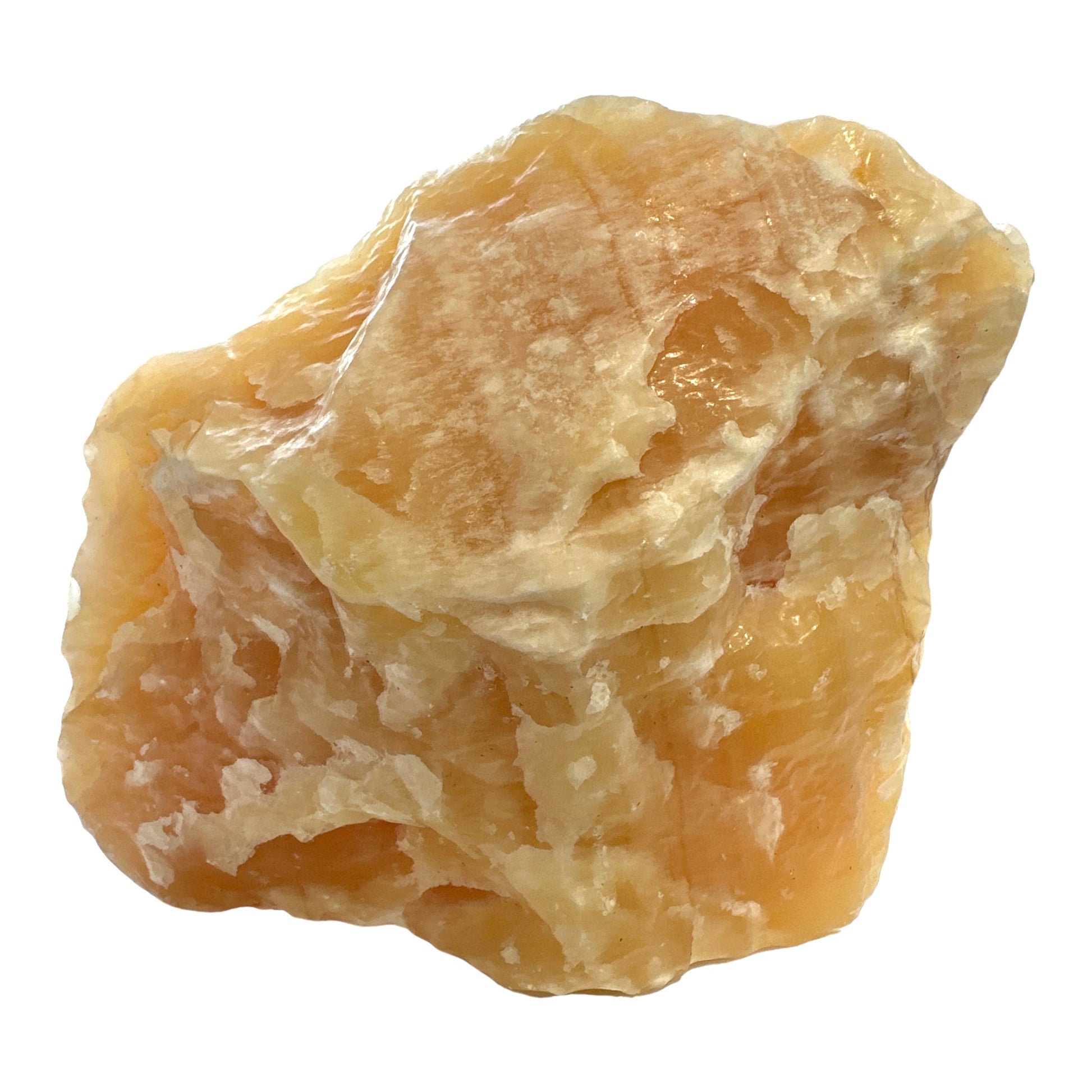 Rough Orange Calcite – The Natural Crystal Company Limited