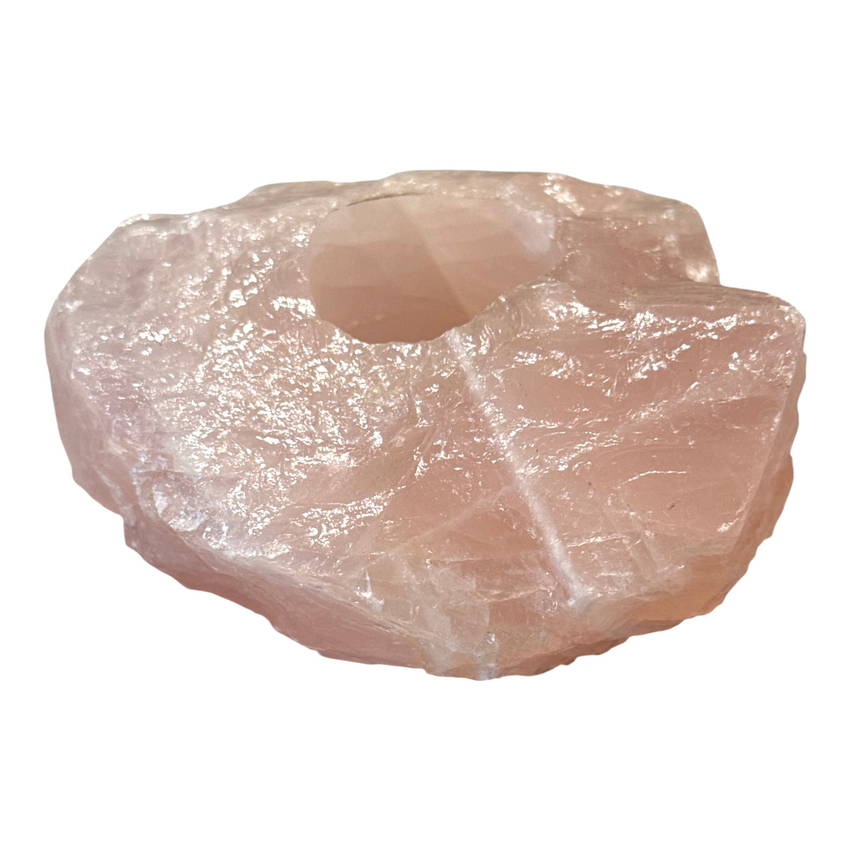 Rose Quartz Tea-Light Holder