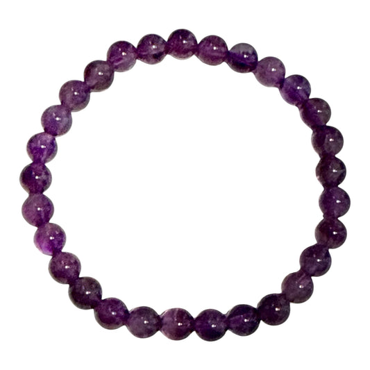 Amethyst Bead Bracelet